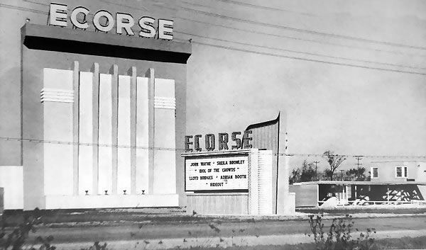 Ecorse Drive-In Theatre - ECORSE DRIVE-IN 1949